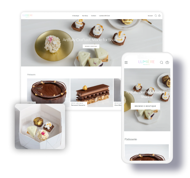 lumierepatisserie.ca website preview